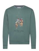 Uspa Sweat O Neck Ekrem Men Green U.S. Polo Assn.