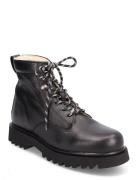 Biapatrick Laced Up Boot Black Bianco