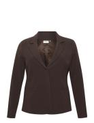 Kcjia Blazer Brown Kaffe Curve