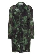 Slflula Ls Short Shirt Dress B Green Selected Femme