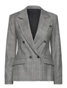 Bea Check Blazer Grey AllSaints