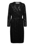 Jarjariw Wrap Dress Black InWear