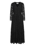 Slftara Ls Ankle Lace Dress B Black Selected Femme