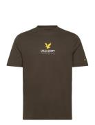 Eagle Logo T-Shirt Khaki Lyle & Scott