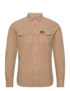 Flannel Workwear Shirt Beige Superdry