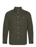 Regular Fit Corduroy Shirt - Gots/V Green Knowledge Cotton Apparel
