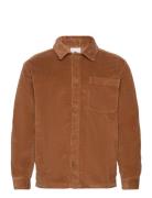 Stretched 8-Wales Corduroy Overshir Brown Knowledge Cotton Apparel