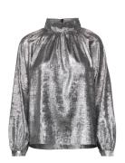 Slronya Blouse Ls Silver Soaked In Luxury