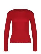 Top Ls Cotton Rib Babylock Red Hunkemöller