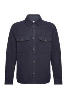 Lennon Bouclé Overshirt Navy Les Deux