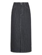 Onlmerle Hw Lon Slit Stripe Skirt Cc Pnt Navy ONLY