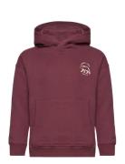 Cotton-Blend Message Sweatshirt Burgundy Mango