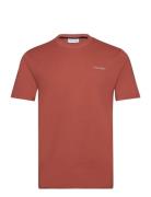 Micro Logo Interlock T-Shirt Red Calvin Klein