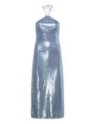 Melina Sequin Dress Blue Hosbjerg