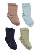 Sock 4P Ribb Sock Fashion Col Patterned Lindex