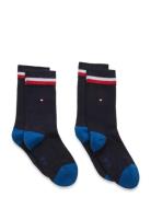 Th Kids Iconic Sports Sock 2P Blue Tommy Hilfiger