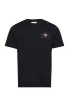 Reg Archive Shield Emb Ss T-Shirt Black GANT