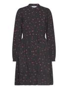 Mschvinaya Ladonna Shirt Dress Aop Black MSCH Copenhagen