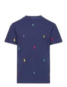 Polo Pony Cotton Mesh Tee Blue Ralph Lauren Kids