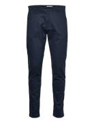 Luca Slim Twill Chino Pants - Gots/ Navy Knowledge Cotton Apparel