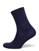 Alexa Silk Touch Socks Navy Swedish Stockings