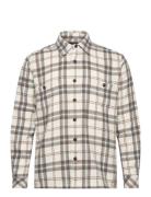 Soft Wool Roar Check Shirt Cream Mads Nørgaard