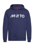 M Musto Logo Hoodie Blue Musto