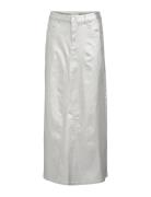 Objsunny Harlow Long Skirt E Div Silver Object
