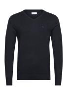 Eco Vero V-Neck Jumper Navy Lindbergh