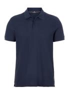 Troy St Pique Polo Shirt Blue J. Lindeberg
