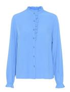 Crvenea Shirt Blue Cream