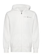 Printed Graphic Full Zip Hoodie Cream GANT