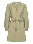 Vipandy L/S Short Dress - Noos Khaki Vila