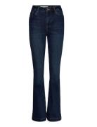 Pzbecca Uhw Bootcut Leg Full Length Blue Pulz Jeans