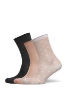 Glitter Socks 3-Pack Black Mp Denmark
