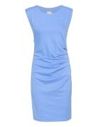 Kaindia Round-Neck Dress Blue Kaffe