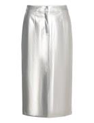 Visilver Hw Coated Skirt/Ls Silver Vila