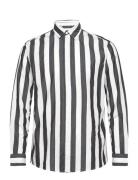 Slhregredster Shirt Stripe Ls W Black Selected Homme