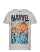 Nkmfrance Marvel Ss Top Mar Grey Name It