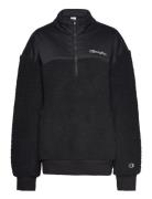 Half Zip Top Black Champion Rochester