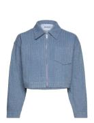 Msvelmia Short Denim Jacket Blue Minus