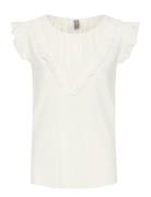 Cuasmine Ss Blouse White Culture