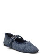 Denim Ballerinas Blue Mango