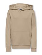 Koblassi L/S Pocket Hood Swt Noos Beige Kids Only