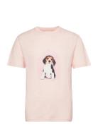 Ace Cute Doggy T-Shirt Pink Double A By Wood Wood