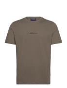 Logo Tee S/S Brown Lindbergh