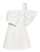 Bella Bow Mini Dress White Bardot