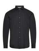 Poplin Stretch Modern Shirt Black Michael Kors