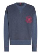 Small Crest Crewneck Navy Tommy Hilfiger