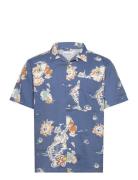 Box Short Sleeve Aop Shirt - Gots/V Blue Knowledge Cotton Apparel